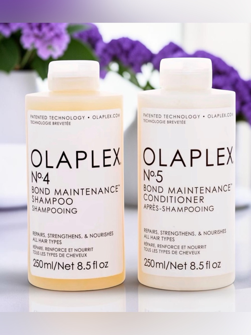 OLAPLEX No 4 + No 5 Bond Maintenance Shampoo Conditioner